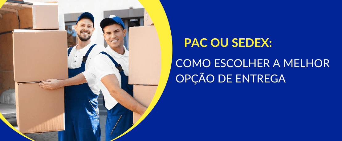 Dois entregadores descarregando caixas grandes de papelão de um caminhão